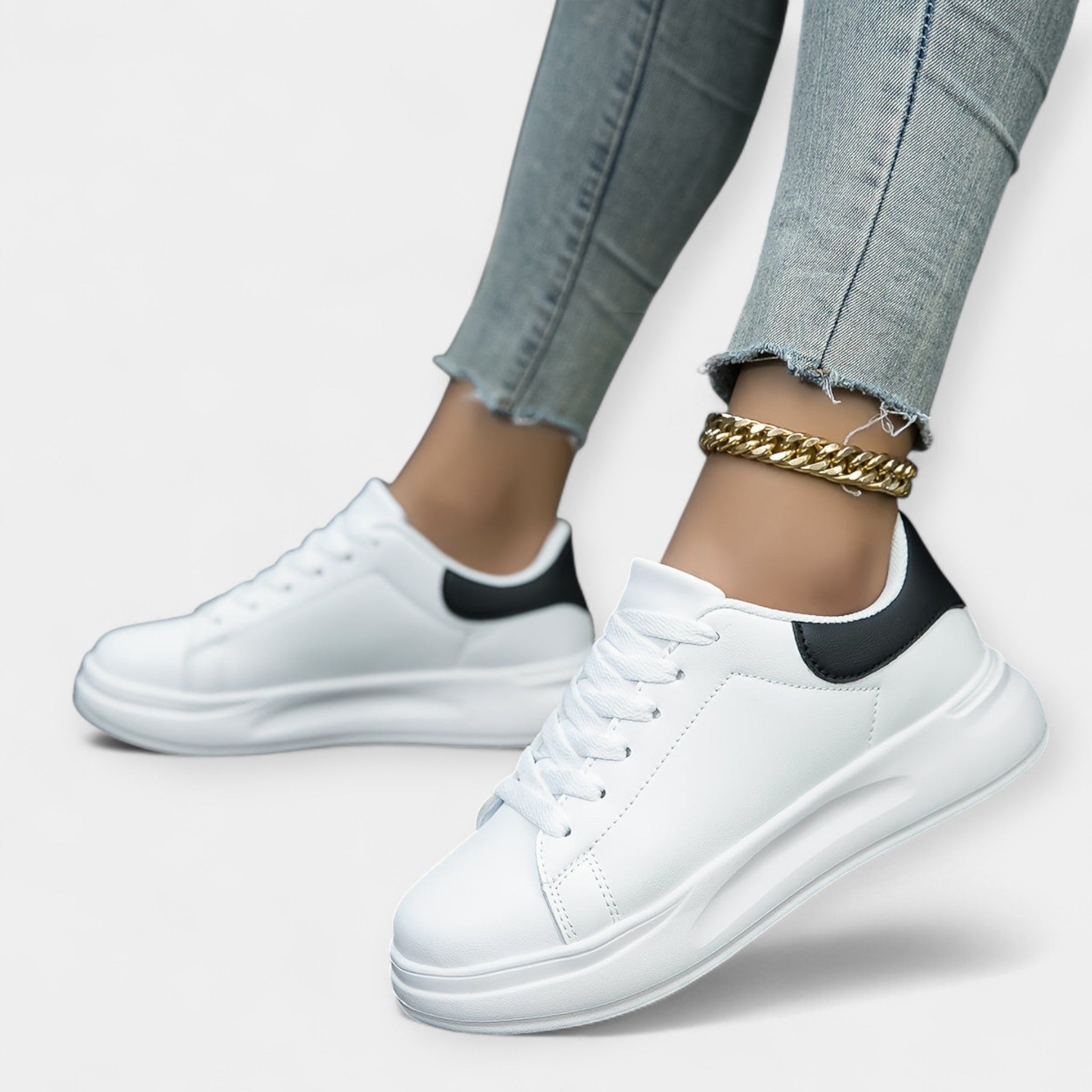 Magdaléna Elegantní Minimalistické Městské Tenisky Styl