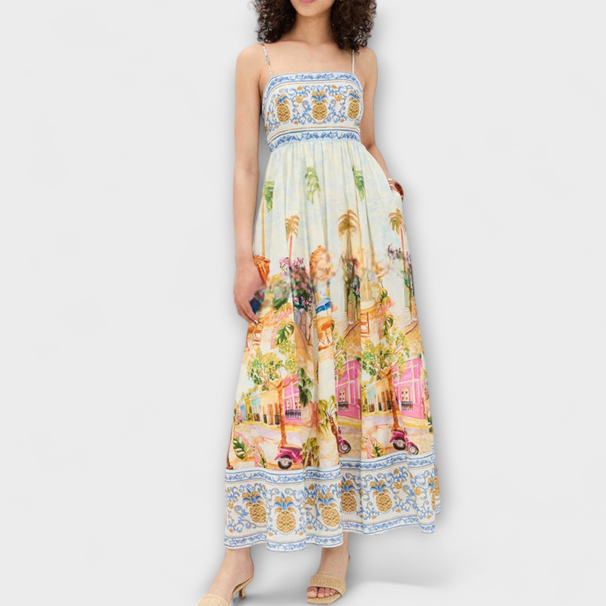 Lumen - Multicolor Maxi Šaty Aracati
