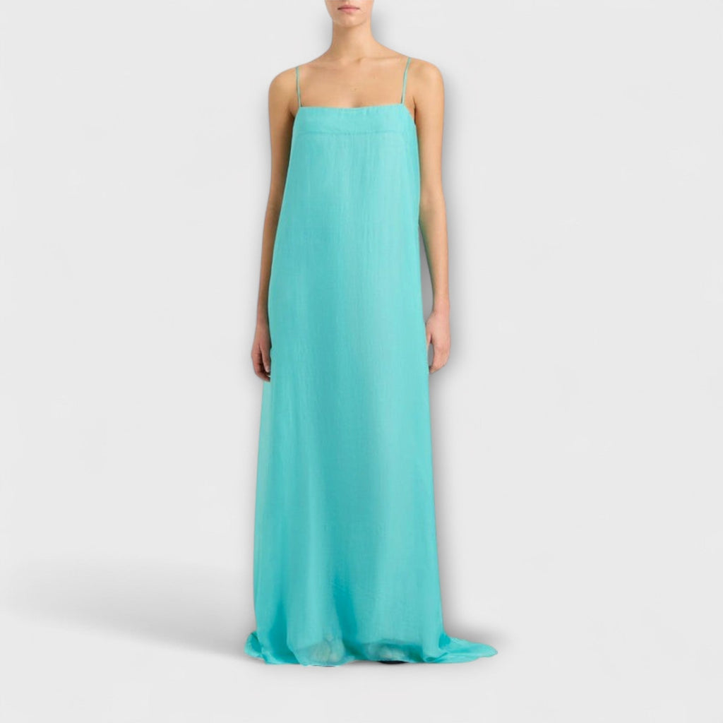 Madison - Elegantní Maxi Šaty s Ramínky