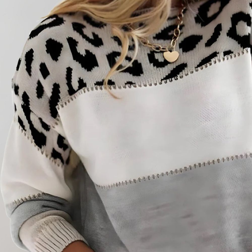 Vera | Elegantní leopardí svetr