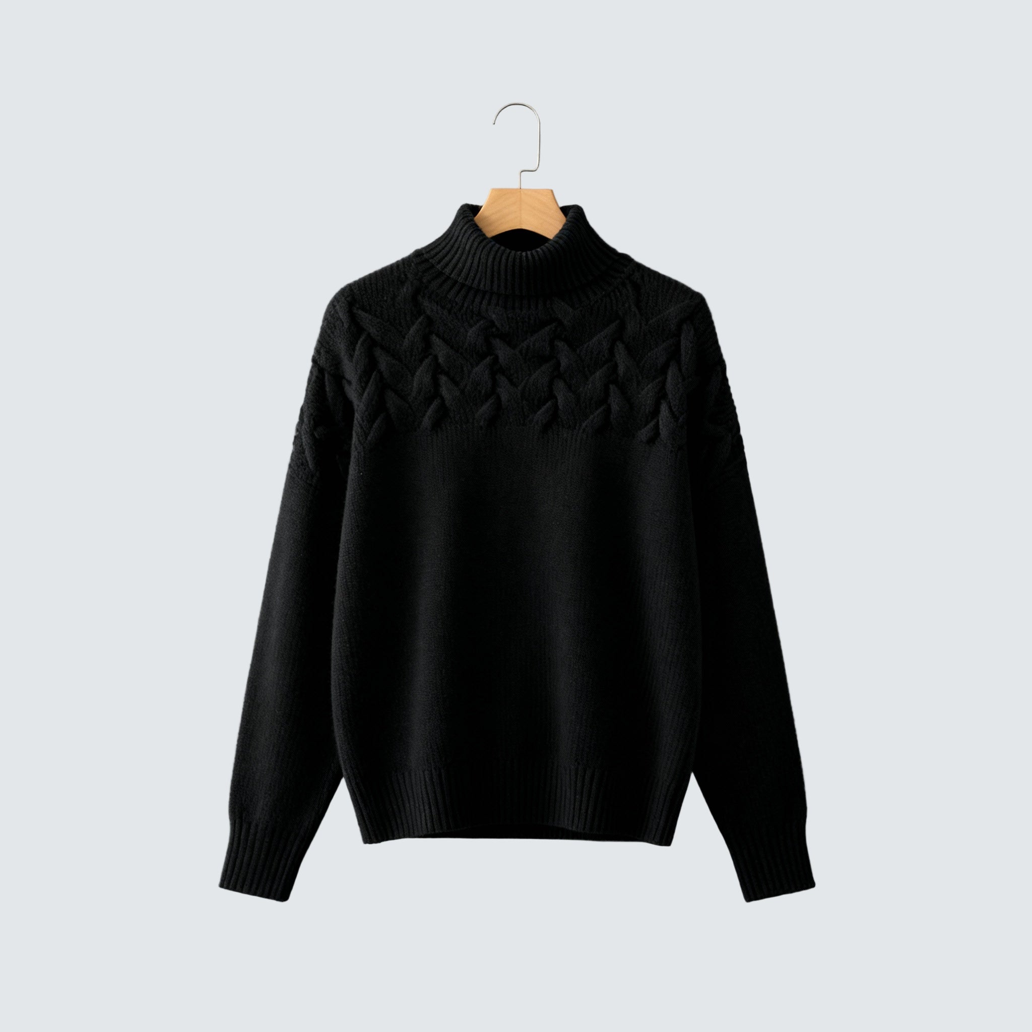 Ivana | Elegantní pletený svetr s rolákem
