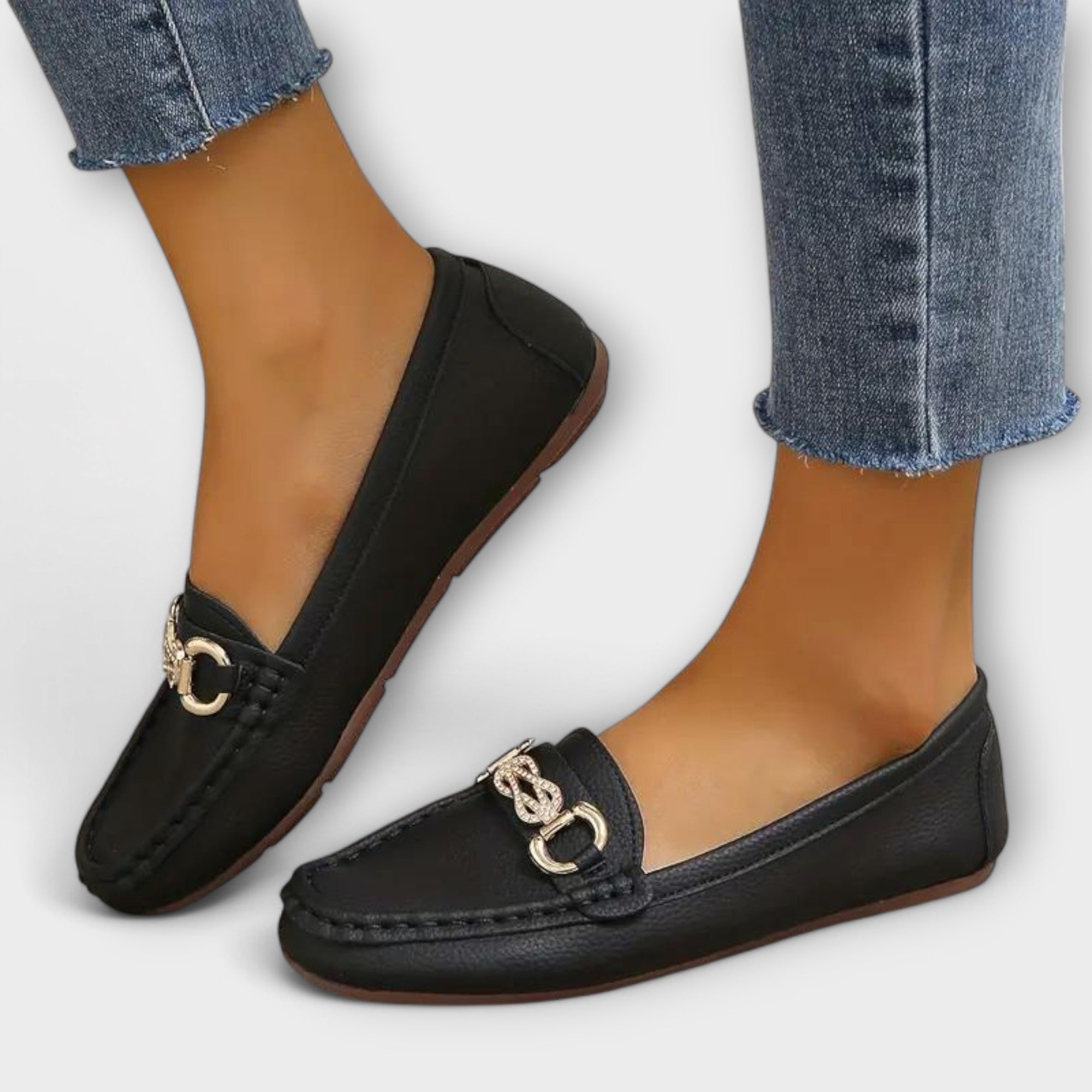 Sára Sofistikované Mocasíny Slipon Klasické Kožené