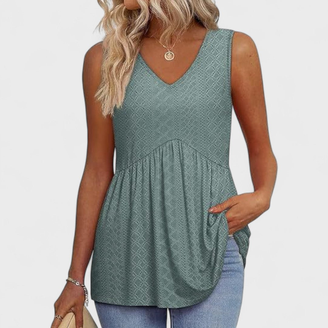 Elenor - Elegantní Casual Denní Top
