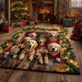 Koberec Santa se Zlatými Retrievery