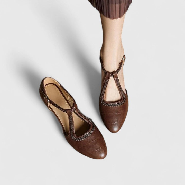Delphine | Elegantní ploché sandály