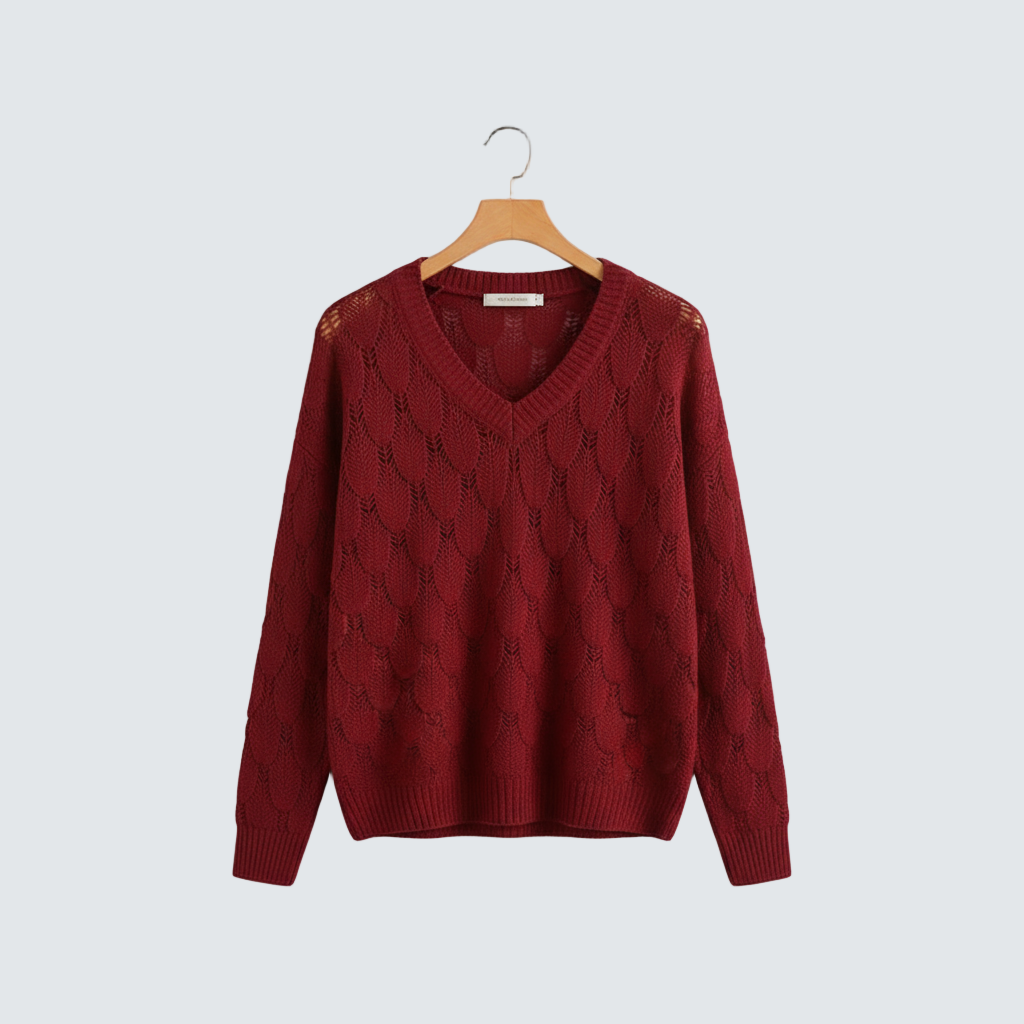 Klára | Elegantní svetr s V-výstřihem