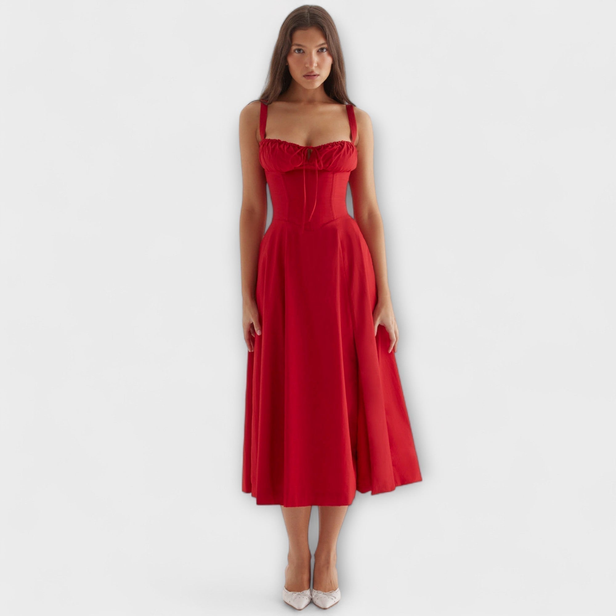 Zipporas - Přizpůsobený dress s moderním jarním květinovým potiskem