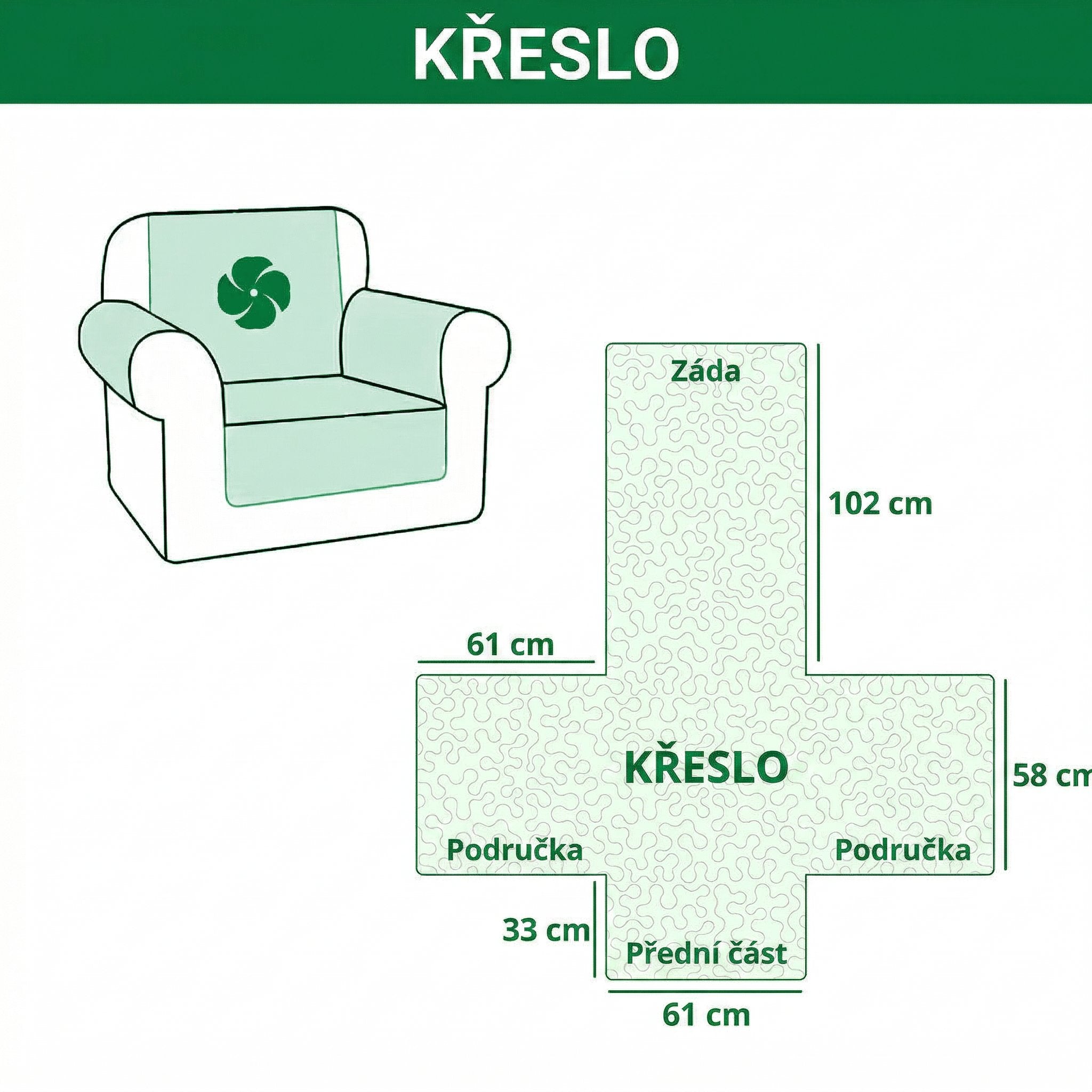 Prošívaný potah na pohovku Sezónní srdíčkové kouzlo